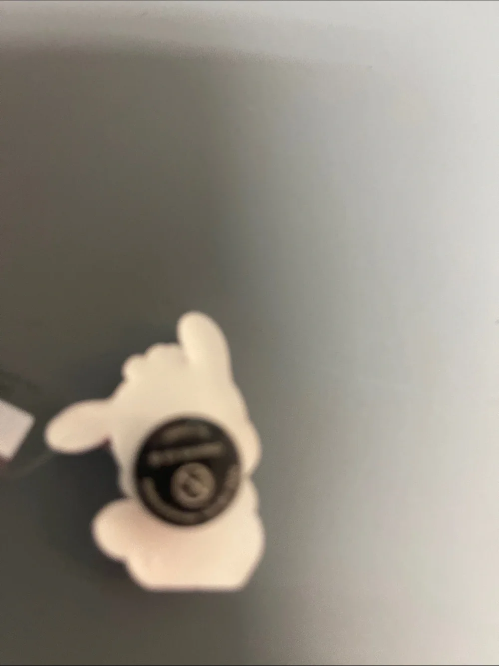 Sanrio Black & White Puppy Charms with Red Heart Accents